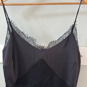 Petal & Pup Black Lace Camisole